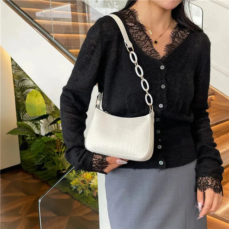 Hoor New York Leather Mini Shoulder Bag – Chic Korean Handbag