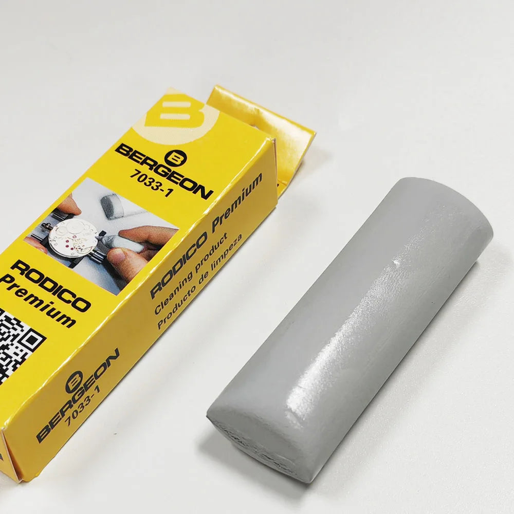 Bergeon 6033 7033 Green Grey Watch Dust Removal Tool Rodico  Putty Watch Dial Cleaner For Watchmakers 1pcs