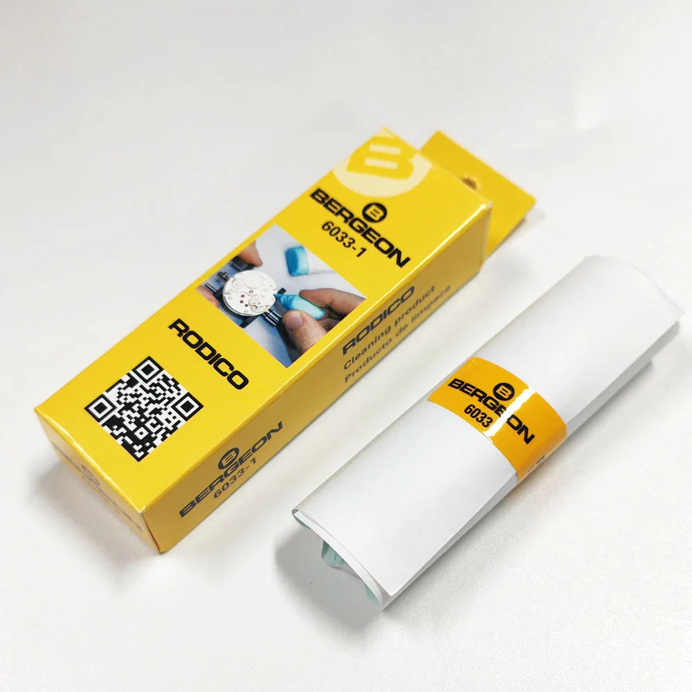 Bergeon 6033 7033 Green Grey Watch Dust Removal Tool Rodico  Putty Watch Dial Cleaner For Watchmakers 1pcs