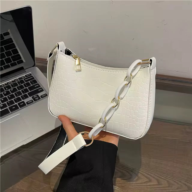 Hoor New York Leather Mini Shoulder Bag – Chic Korean Handbag