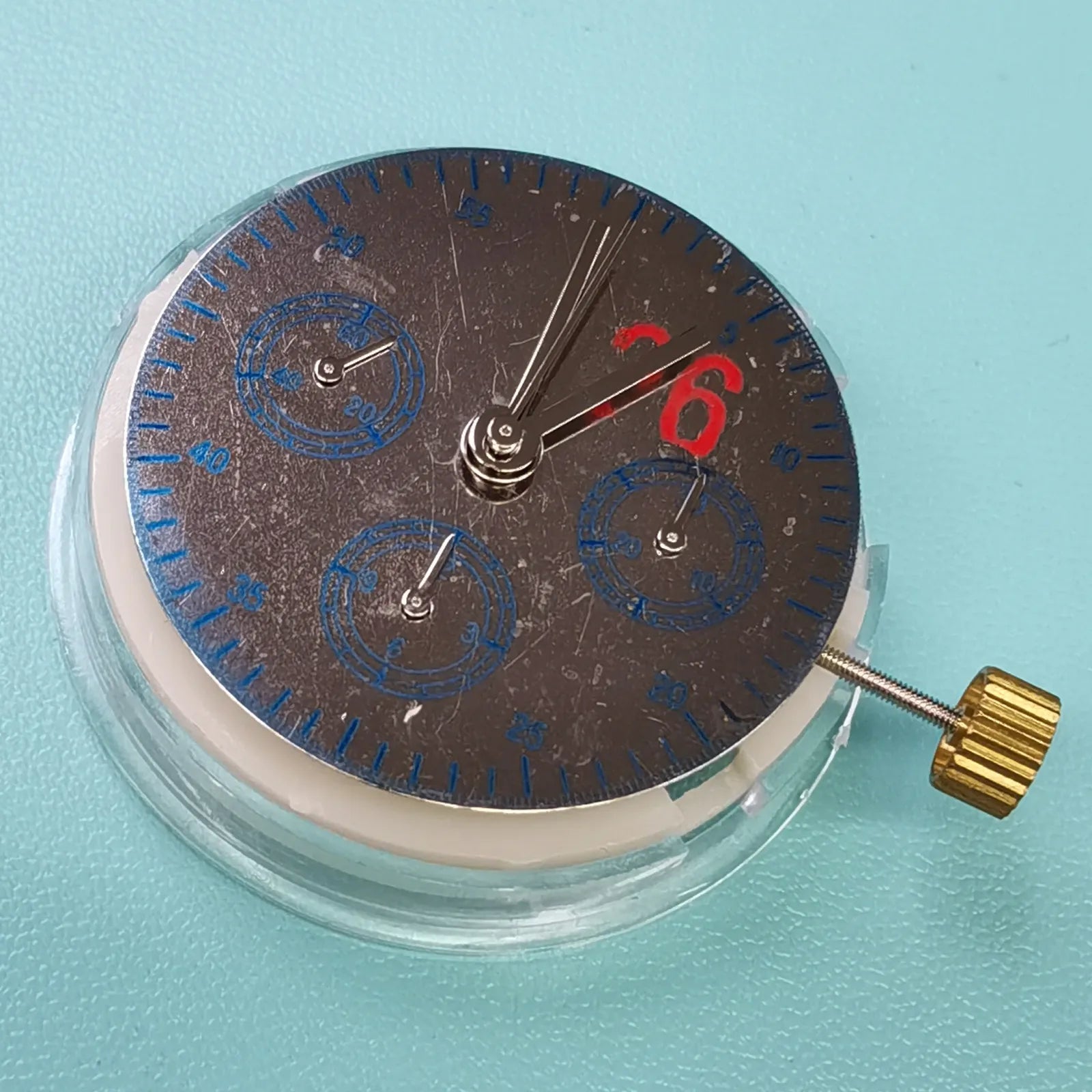 For ETA7753 Chronograph Automatic Watch Movement 30mm 28,800bph Chronograph For ETA 7753 7750 Watch Movement Replacement