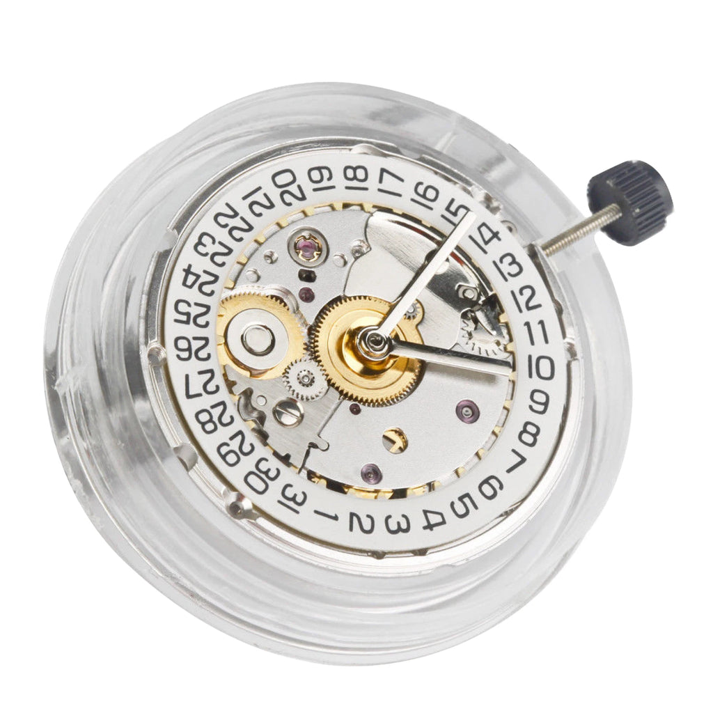 ETA 2824 2824-2 White Clone Movement 25 Jewels Single Calendar Automatic Watch Movement For ETA 2824 2824-2 Modified Replacement