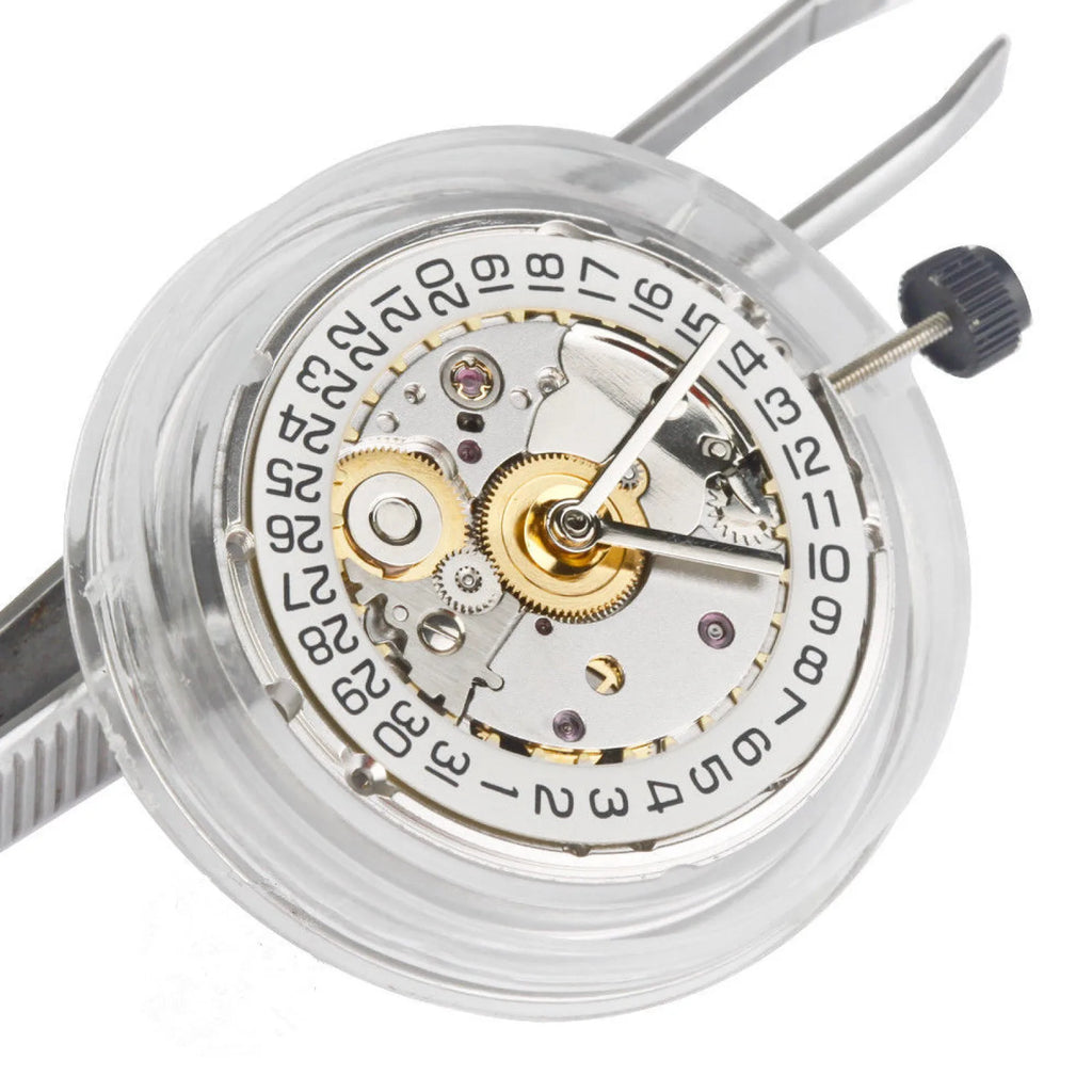 ETA 2824 2824-2 White Clone Movement 25 Jewels Single Calendar Automatic Watch Movement For ETA 2824 2824-2 Modified Replacement